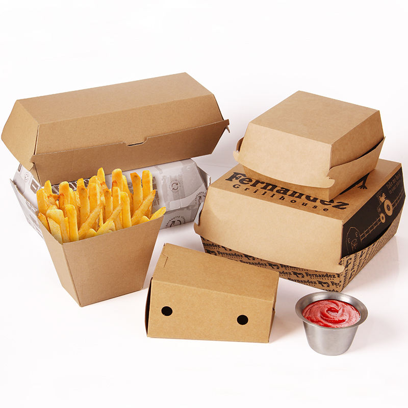 Cyblinia Sandwich Take Out Boxes 50 Pieces Paper Take Out Containers, Mini Burger Boxes,Toast Holding Bread Tray for Take Out Food Containers,Restaurant, Picnic and Party