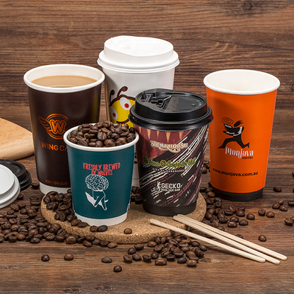 Coffee Paper Cup With Sleeve