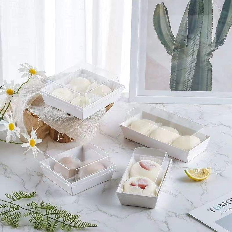 Disposable Paper Charcuterie Boxes Food Containers Bakery Boxes for Cake, Cookies, Sandwich(Small size)