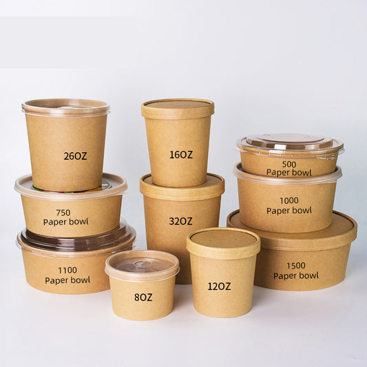 Eco Friendly Biodegradable Food Grade PaperBowl Container